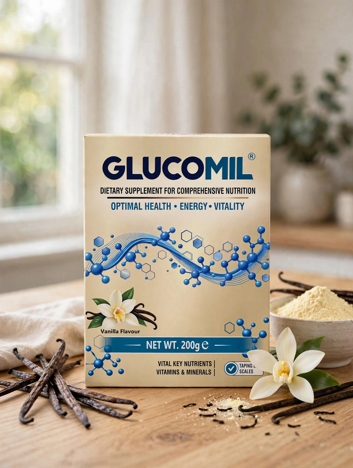GLUCOMIL WEIGHT GAIN SUPPLEMENT 200G