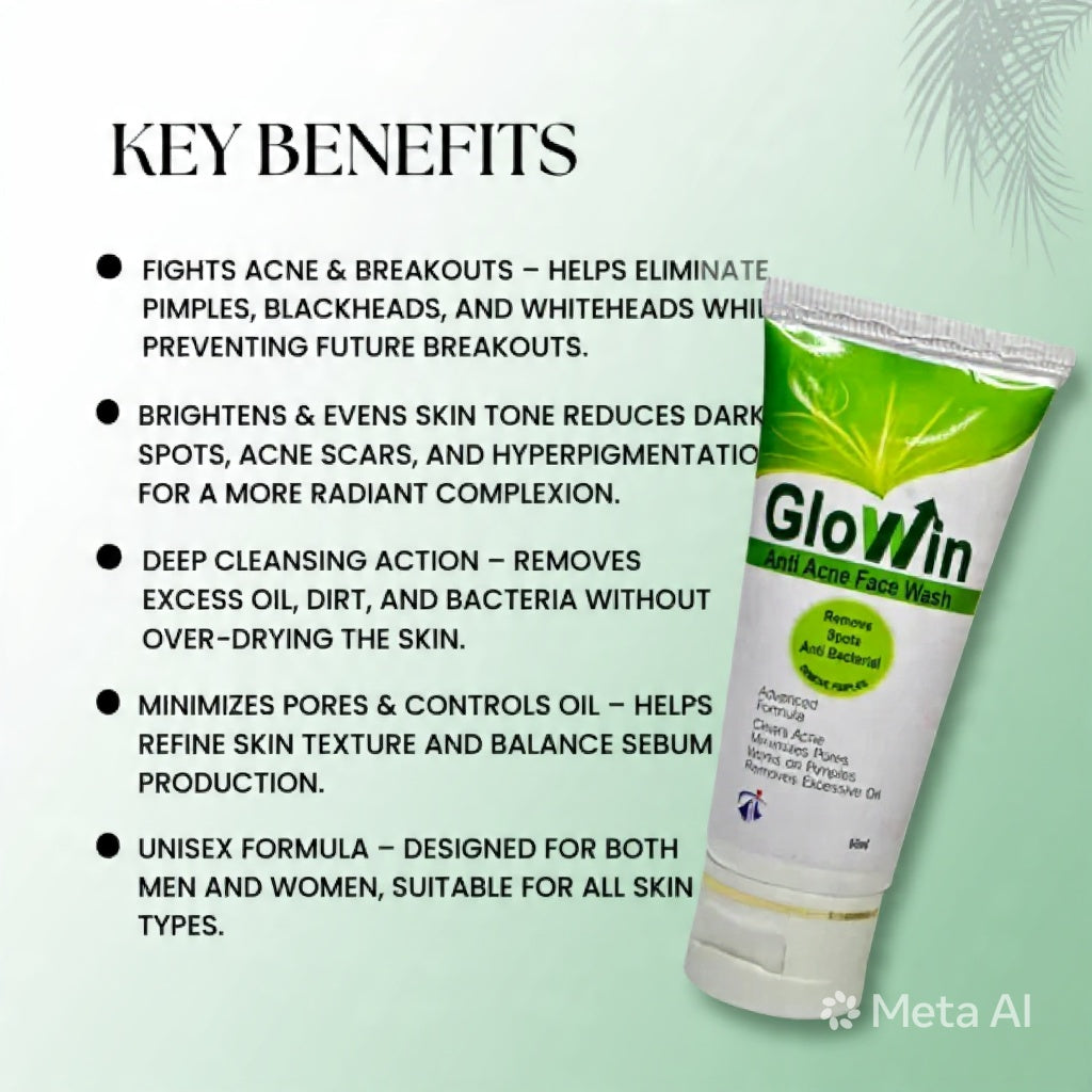 Glowin Anti Acne Facewash