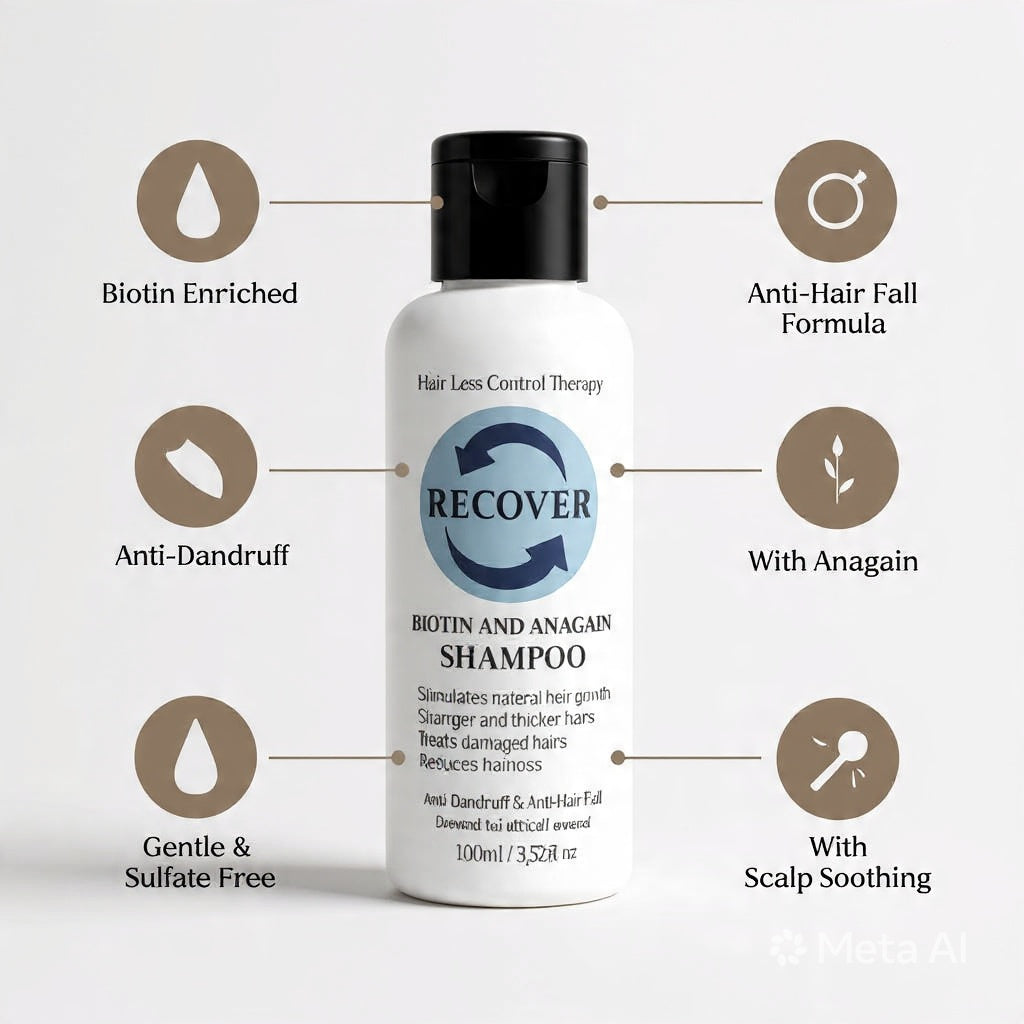 Recover Biotin Medicated Shampoo