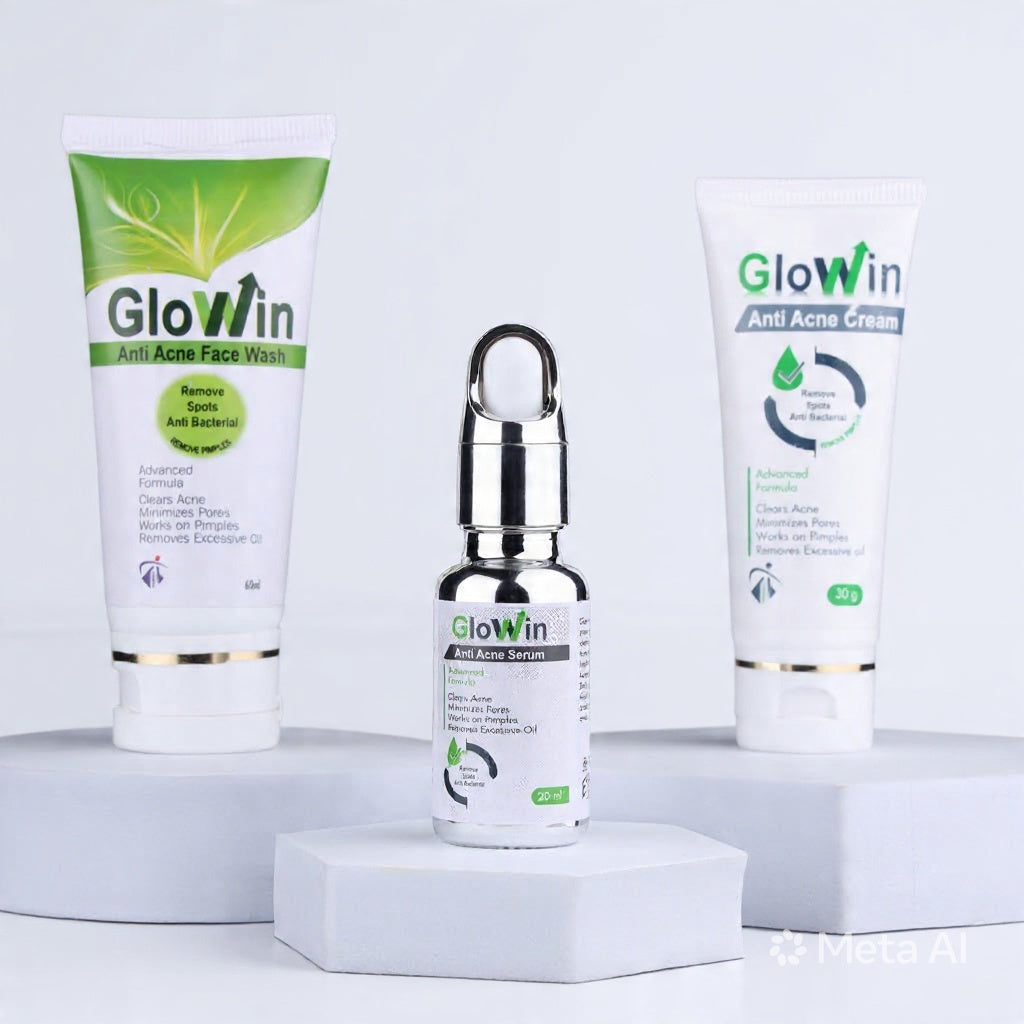 Glowin Anti Acne Bundle (With Free Whitening Soap)