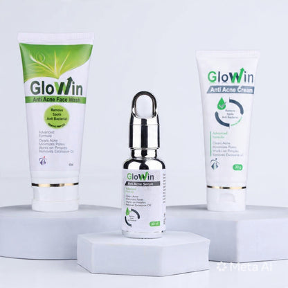 Glowin Anti Acne Bundle (With Free Whitening Soap)