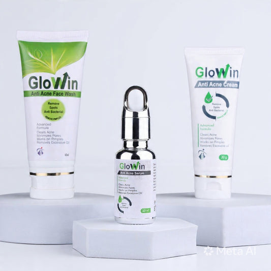 Glowin Anti Acne Bundle (With Free Whitening Soap)